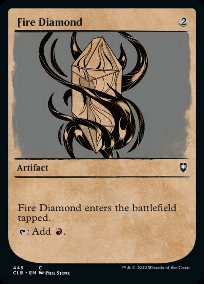 Fire Diamond (Showcase) [Commander Legends: Battle for Baldur's Gate] | Exor Games Summserside