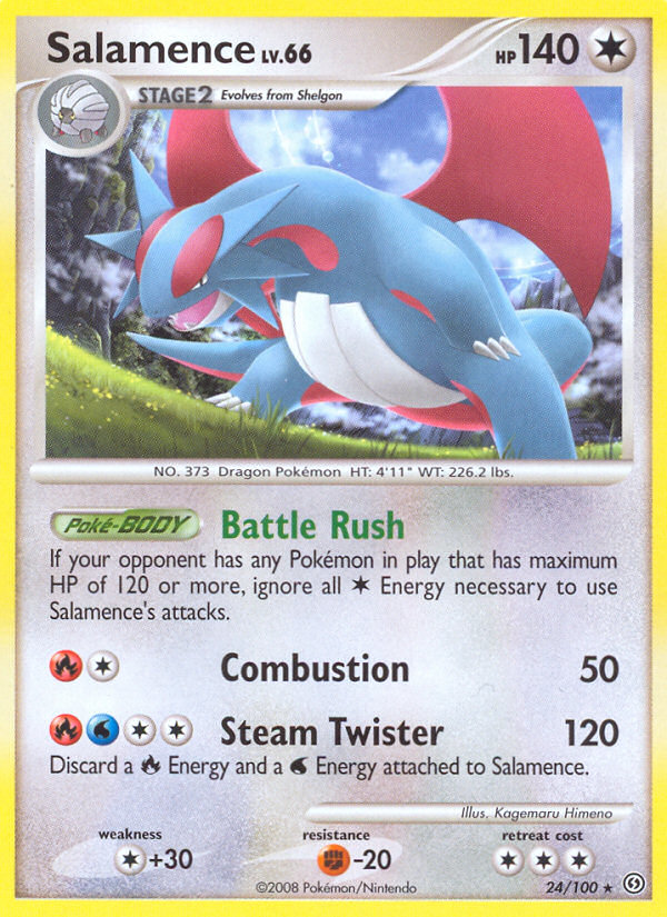 Salamence (24/100) [Diamond & Pearl: Stormfront] | Exor Games Summserside