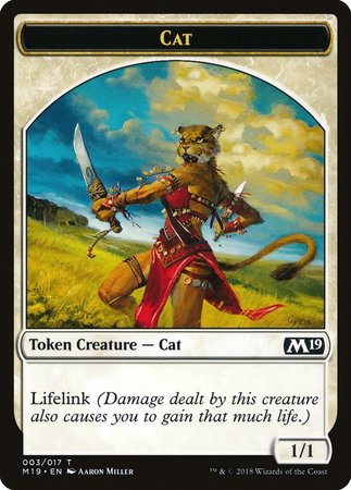 Cat Token [Core Set 2019 Tokens] | Exor Games Summserside