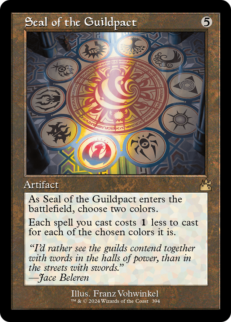 Seal of the Guildpact (Retro Frame) [Ravnica Remastered] | Exor Games Summserside