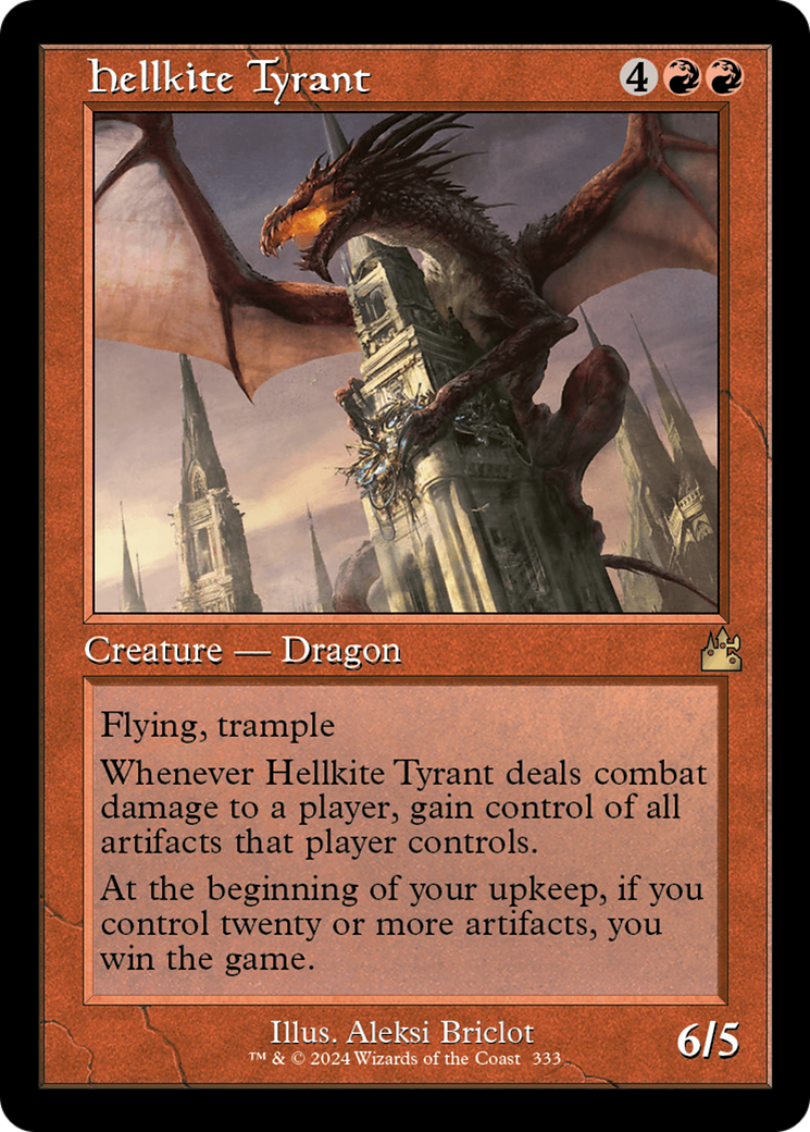 Hellkite Tyrant (Retro Frame) [Ravnica Remastered] | Exor Games Summserside