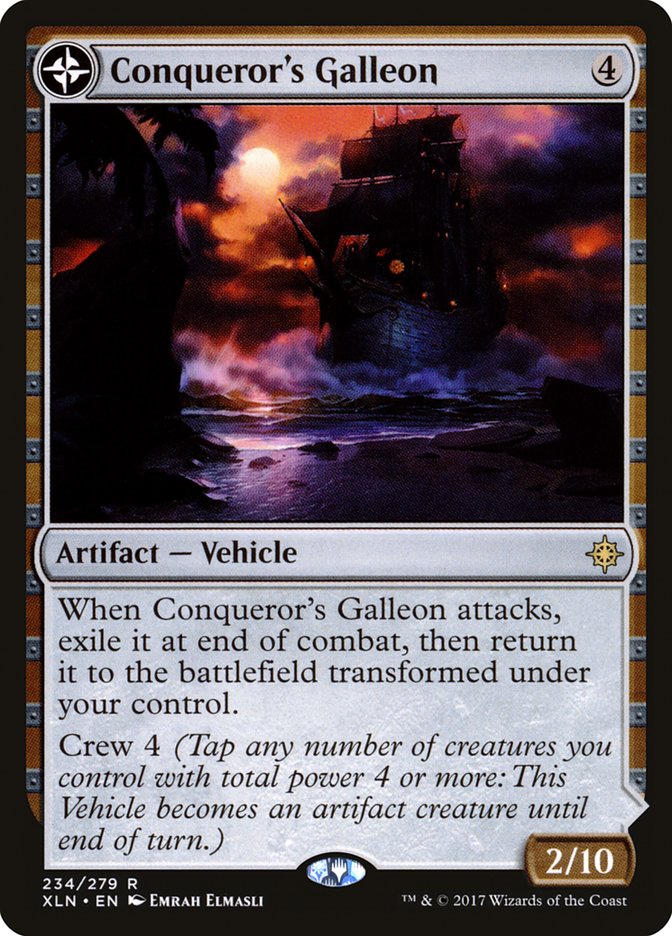 Conqueror's Galleon // Conqueror's Foothold [Ixalan] | Exor Games Summserside