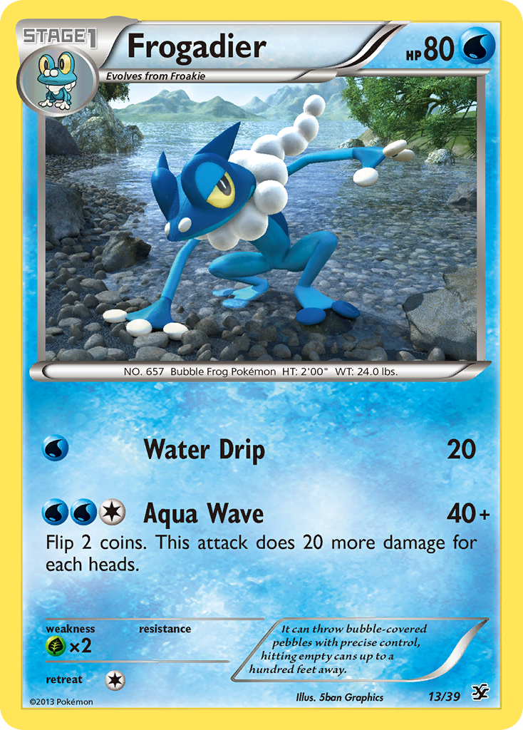 Frogadier (13/39) [XY: Kalos Starter Set] | Exor Games Summserside