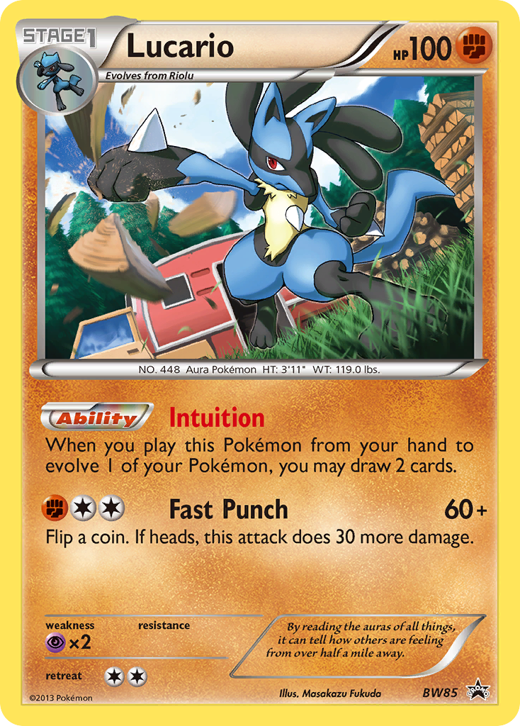 Lucario (BW85) [Black & White: Black Star Promos] | Exor Games Summserside