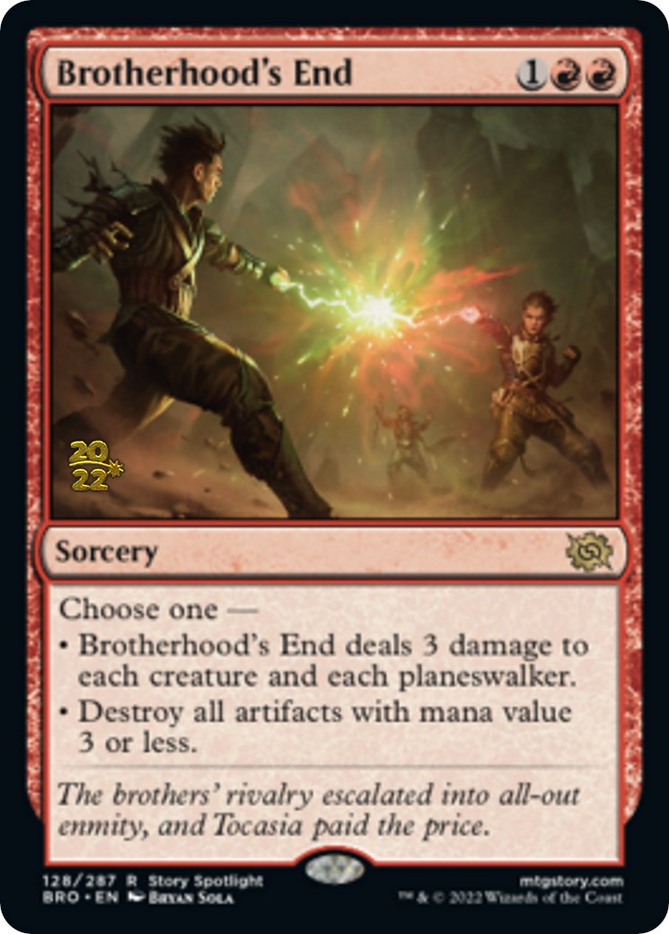 Brotherhood's End [The Brothers' War: Prerelease Promos] | Exor Games Summserside