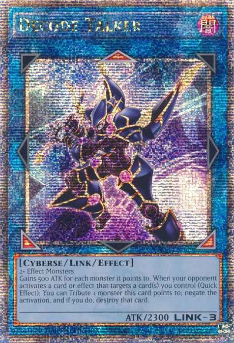 Decode Talker [TN23-EN009] Quarter Century Secret Rare | Exor Games Summserside