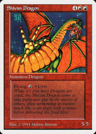Shivan Dragon [Summer Magic / Edgar] | Exor Games Summserside