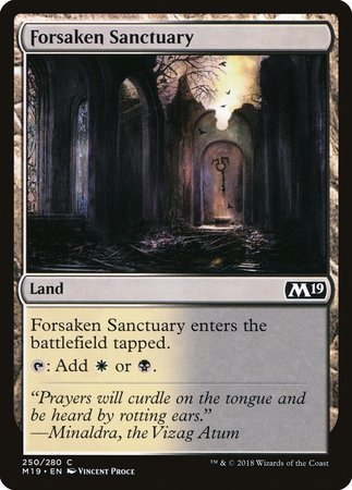 Forsaken Sanctuary [Core Set 2019] | Exor Games Summserside