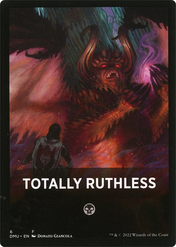 Totally Ruthless Theme Card [Dominaria United Tokens] | Exor Games Summserside