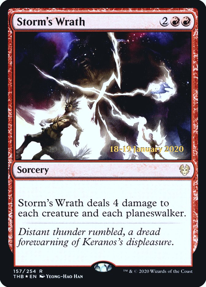 Storm's Wrath [Theros Beyond Death Prerelease Promos] | Exor Games Summserside