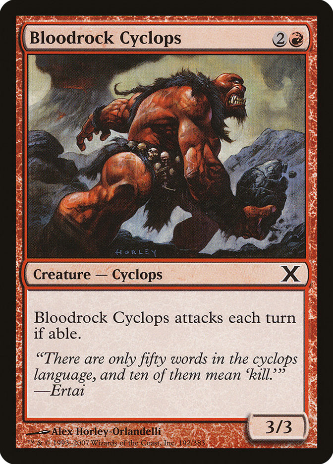 Bloodrock Cyclops [Tenth Edition] | Exor Games Summserside