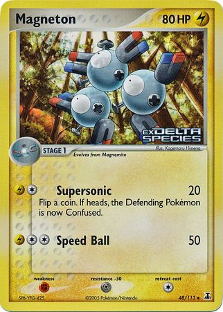 Magneton (48/113) (Stamped) [EX: Delta Species] | Exor Games Summserside