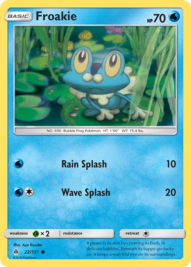 Froakie (22/131) [Sun & Moon: Forbidden Light] | Exor Games Summserside