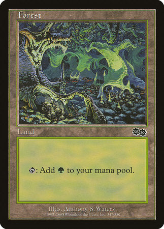 Forest (347) [Urza's Saga] | Exor Games Summserside