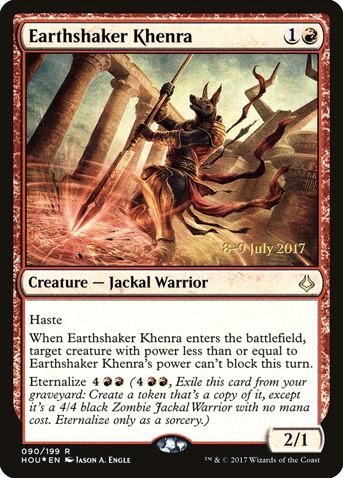 Earthshaker Khenra  [Hour of Devastation Prerelease Promos] | Exor Games Summserside