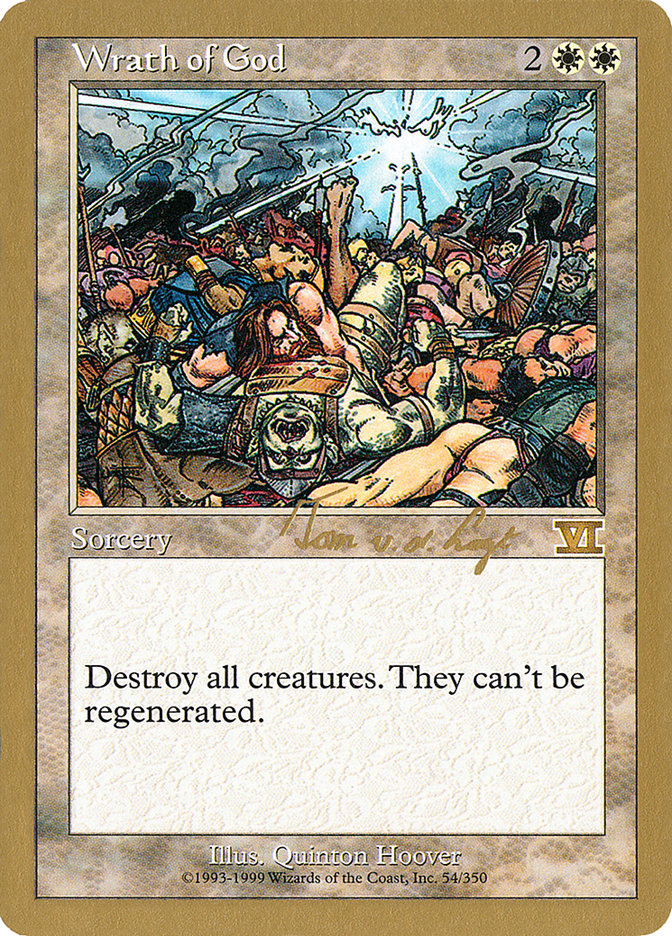 Wrath of God (Tom van de Logt) [World Championship Decks 2000] | Exor Games Summserside