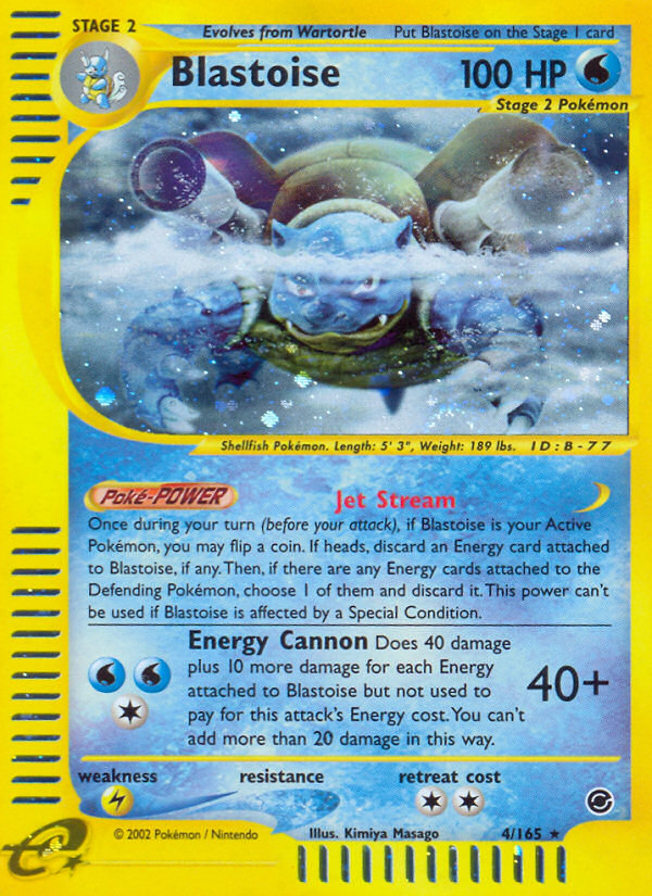 Blastoise (4/165) [Expedition: Base Set] | Exor Games Summserside