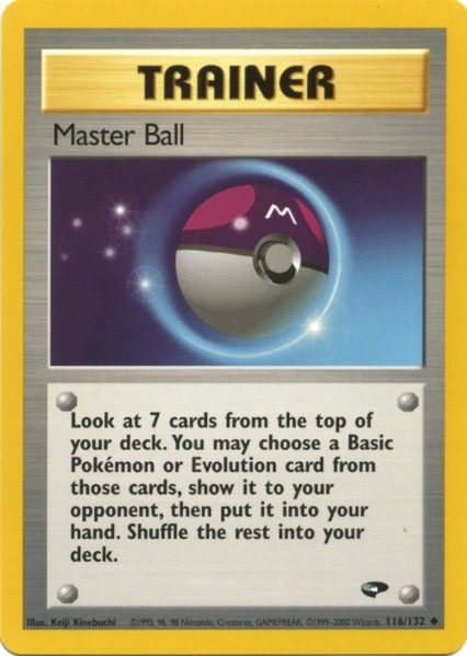 Master Ball (116/132) [Gym Challenge Unlimited] | Exor Games Summserside