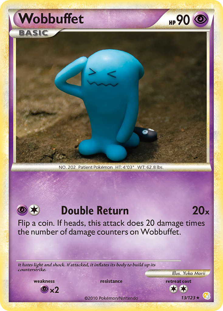 Wobbuffet (13/123) [HeartGold & SoulSilver: Base Set] | Exor Games Summserside