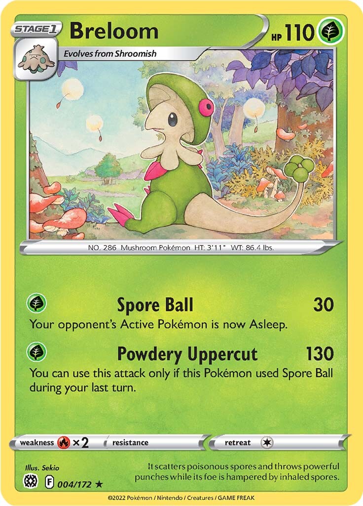 Breloom (004/172) [Sword & Shield: Brilliant Stars] | Exor Games Summserside