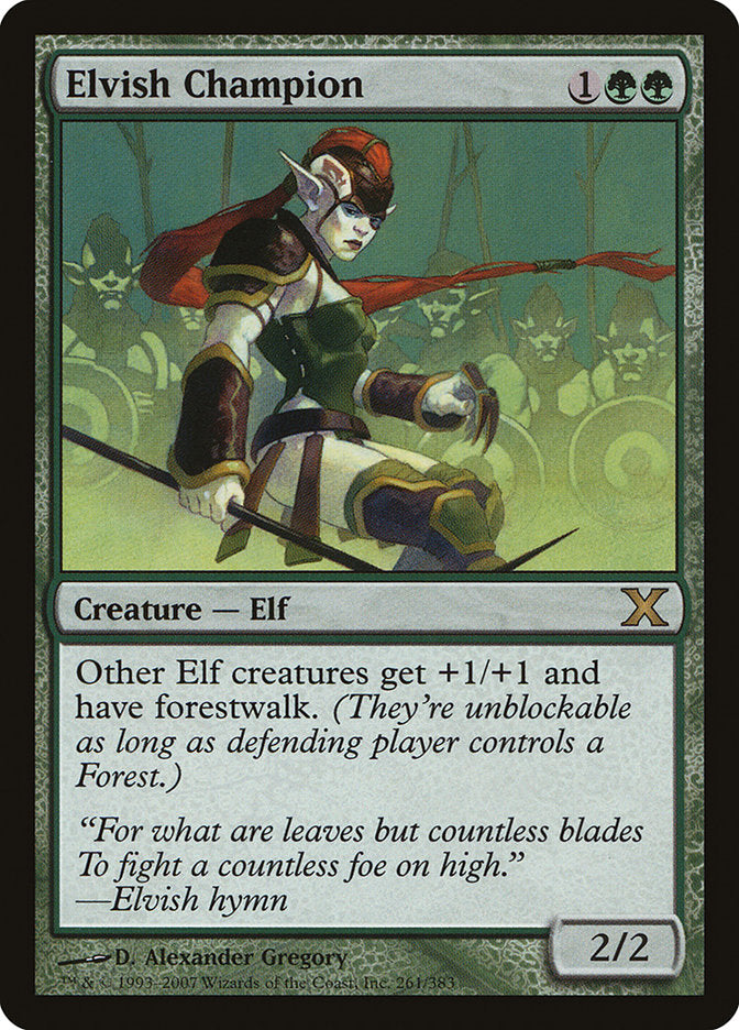 Elvish Champion [Tenth Edition] | Exor Games Summserside