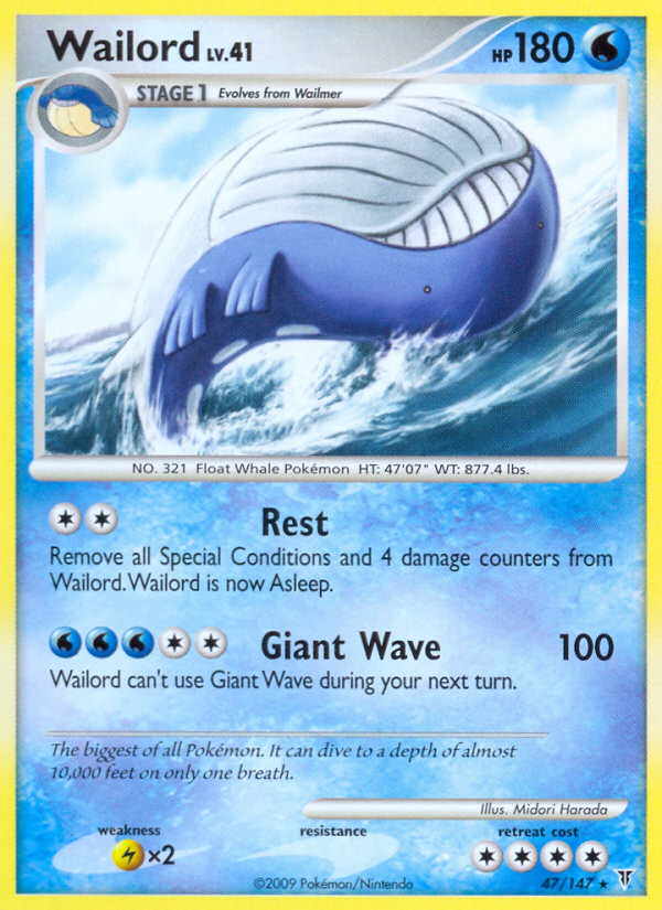 Wailord (47/147) [Platinum: Supreme Victors] | Exor Games Summserside