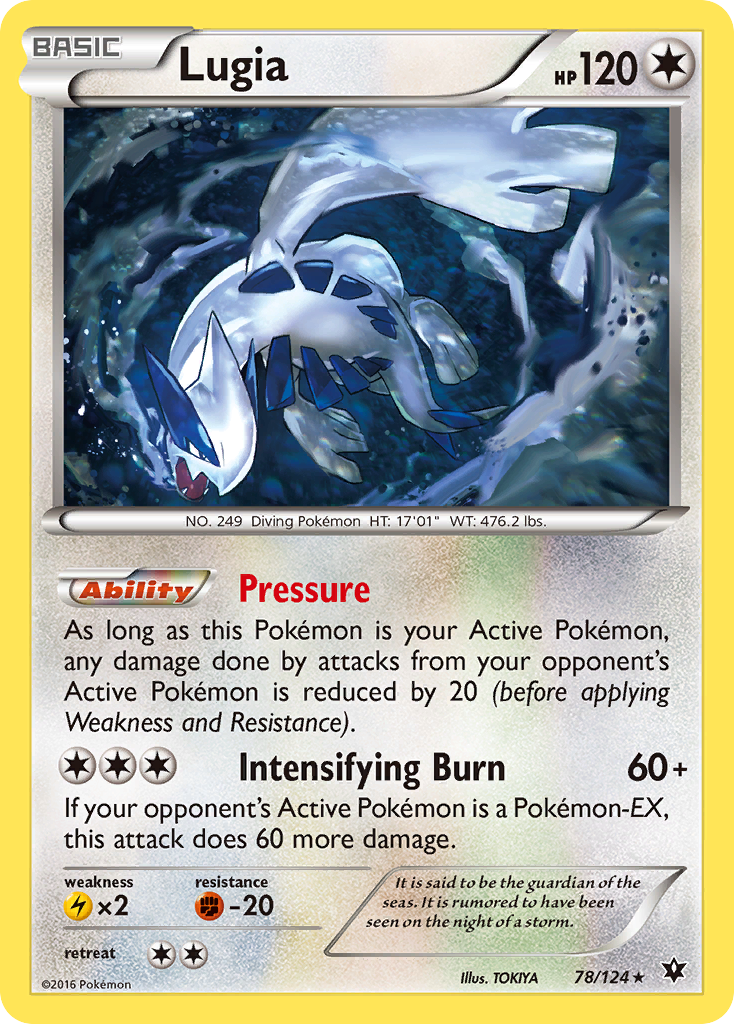 Lugia (78/124) [XY: Fates Collide] | Exor Games Summserside