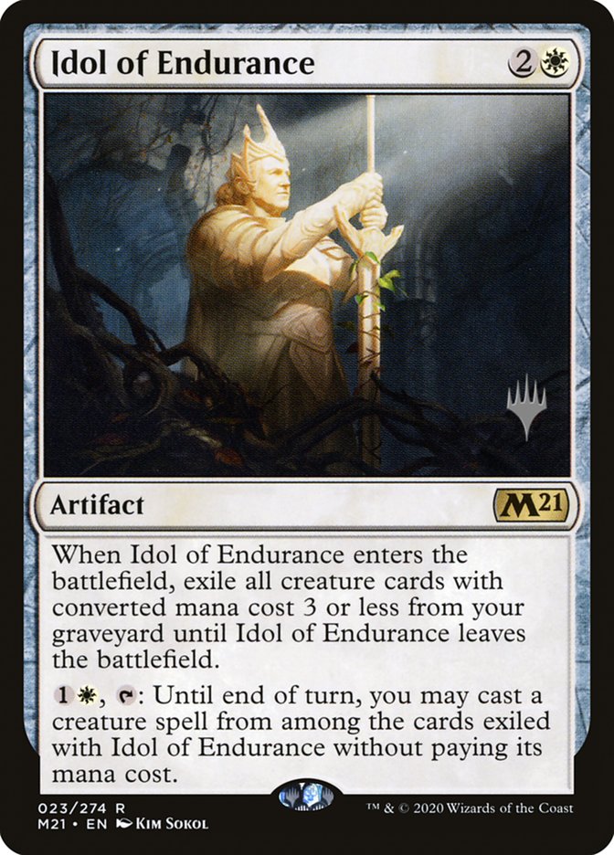 Idol of Endurance (Promo Pack) [Core Set 2021 Promos] | Exor Games Summserside