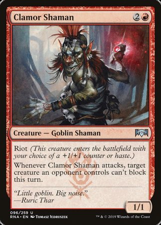 Clamor Shaman [Ravnica Allegiance] | Exor Games Summserside