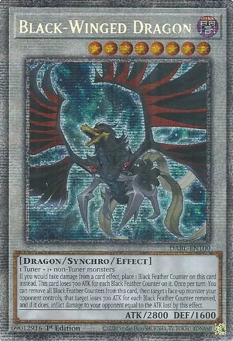 Black-Winged Dragon [DABL-EN100] Starlight Rare | Exor Games Summserside