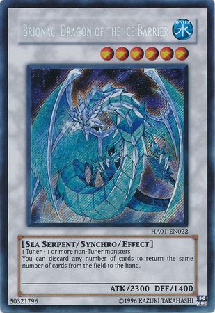 Brionac, Dragon of the Ice Barrier [HA01-EN022] Secret Rare | Exor Games Summserside