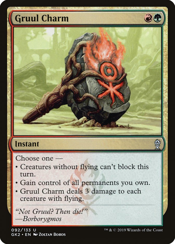 Gruul Charm [Ravnica Allegiance Guild Kit] | Exor Games Summserside
