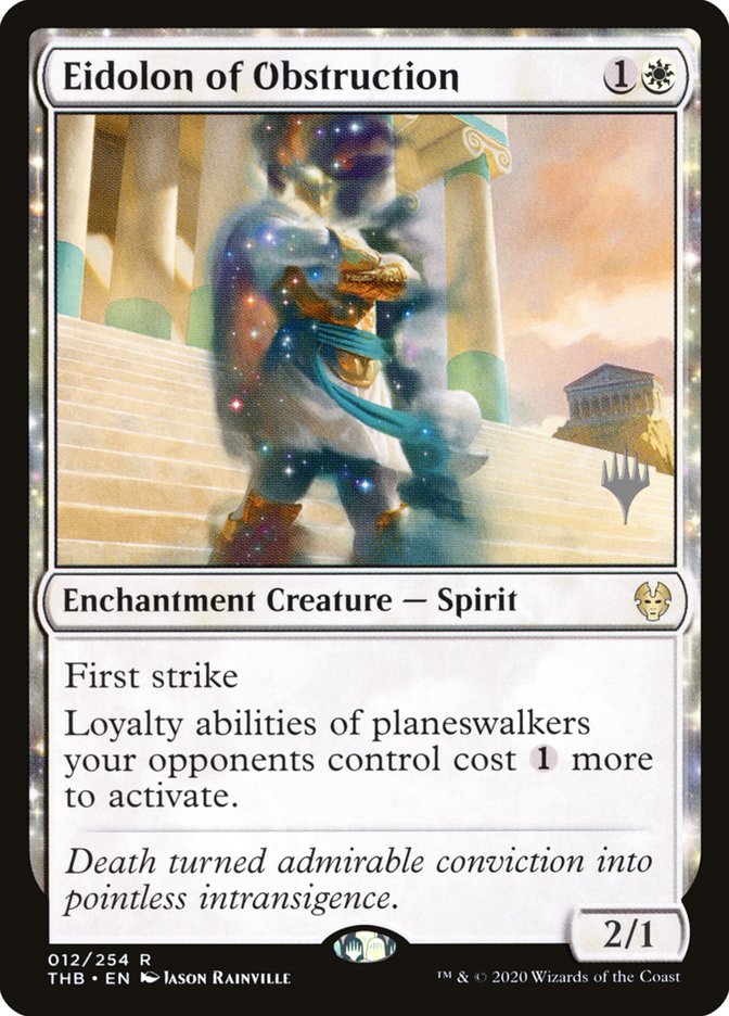 Eidolon of Obstruction (Promo Pack) [Theros Beyond Death Promos] | Exor Games Summserside