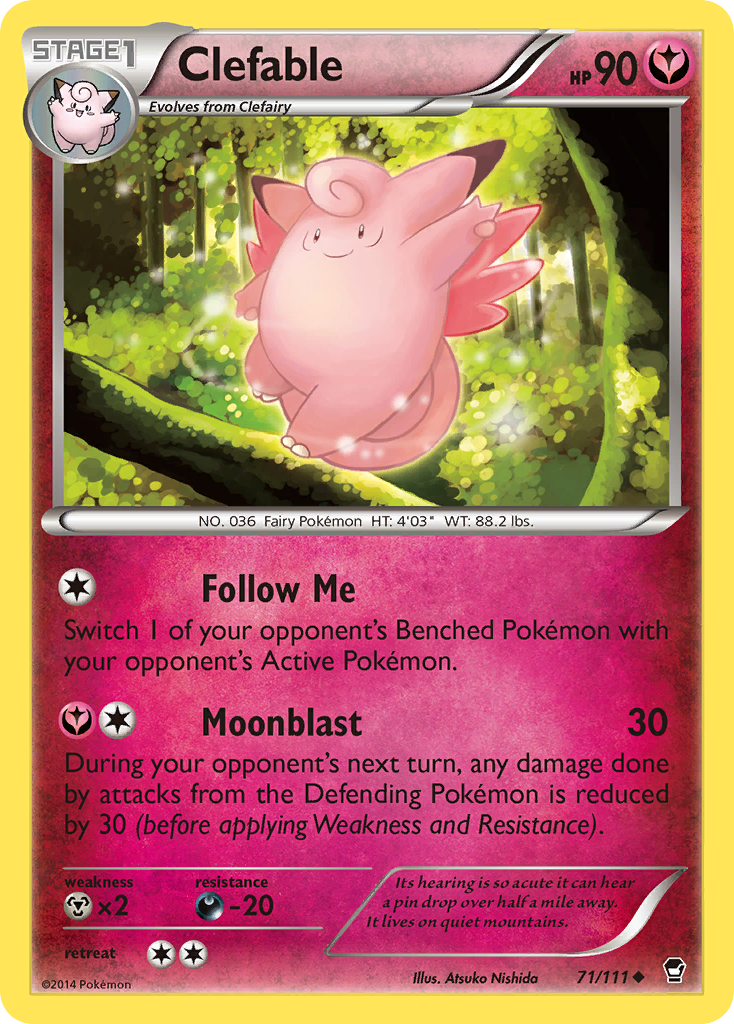 Clefable (71/111) [XY: Furious Fists] | Exor Games Summserside