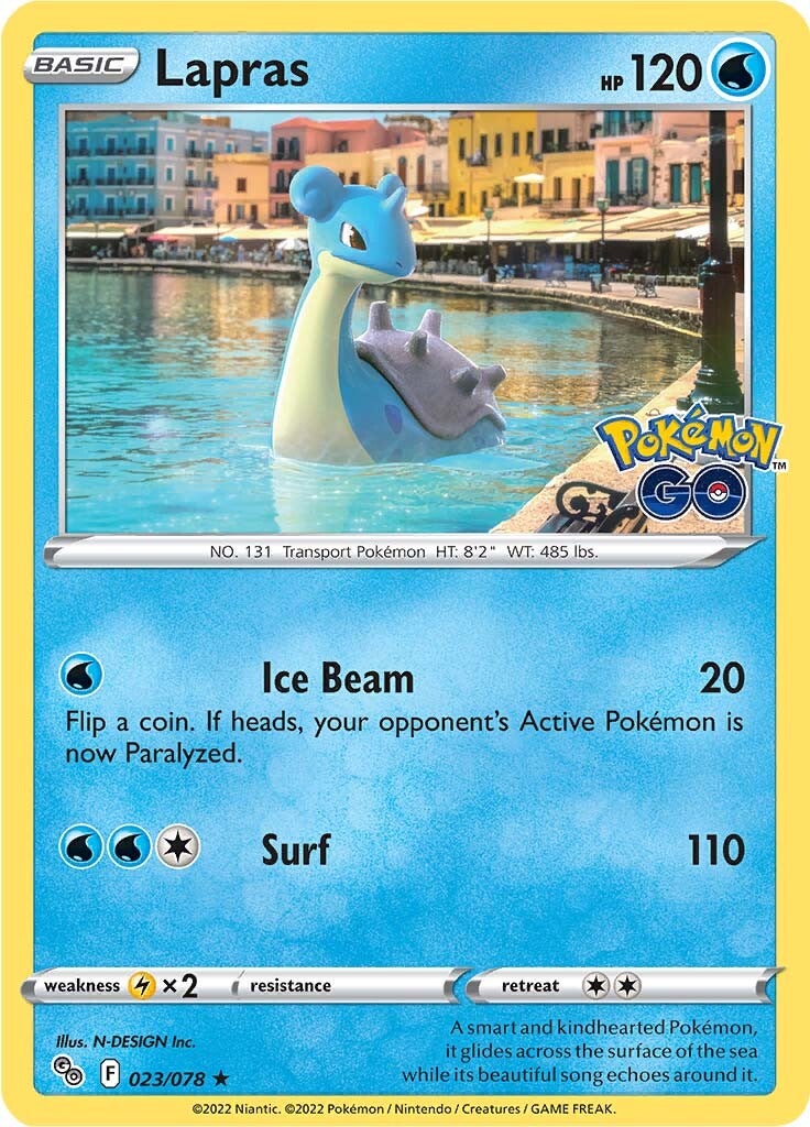 Lapras (023/078) [Pokémon GO] | Exor Games Summserside