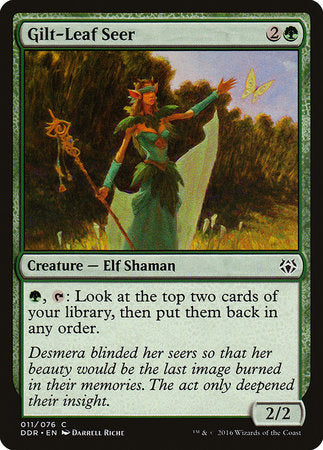 Gilt-Leaf Seer [Duel Decks: Nissa vs. Ob Nixilis] | Exor Games Summserside