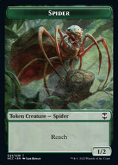 Treefolk // Spider Double-sided Token [Streets of New Capenna Commander Tokens] | Exor Games Summserside