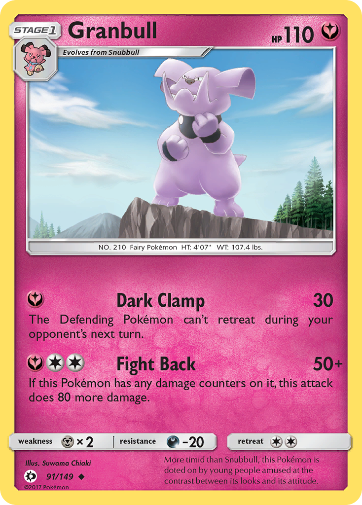 Granbull (91/149) [Sun & Moon: Base Set] | Exor Games Summserside