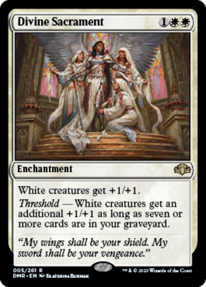 Divine Sacrament [Dominaria Remastered] | Exor Games Summserside