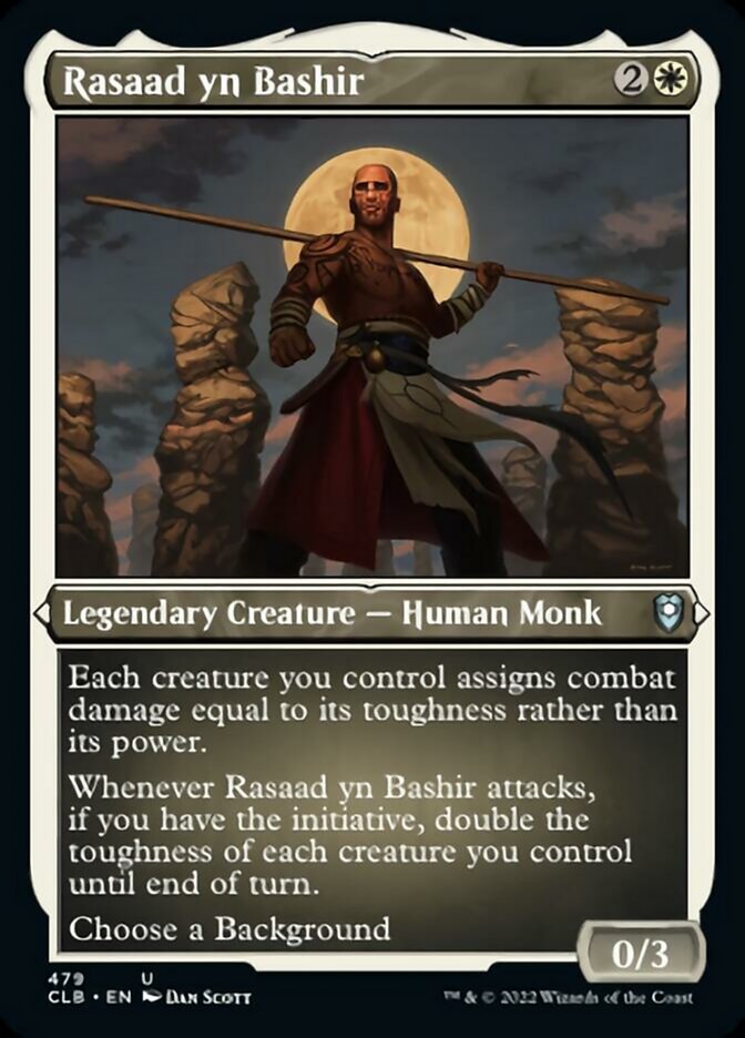 Rasaad yn Bashir (Foil Etched) [Commander Legends: Battle for Baldur's Gate] | Exor Games Summserside