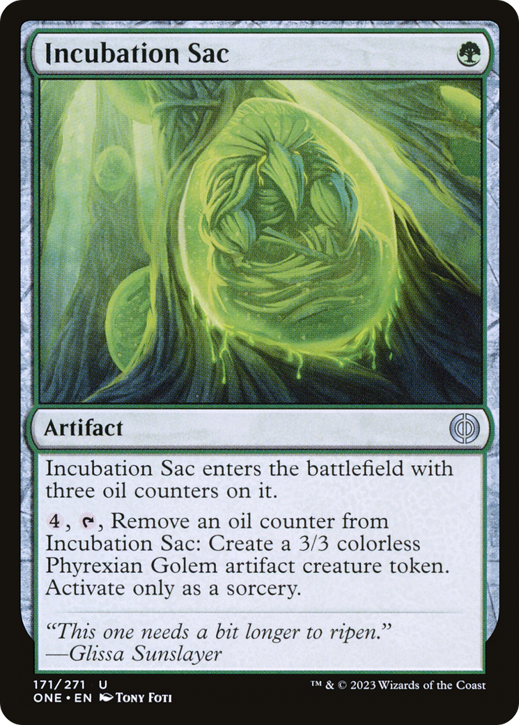 Incubation Sac [Phyrexia: All Will Be One] | Exor Games Summserside