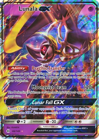 Lunala GX (66/149) (Jumbo Card) [Sun & Moon: Base Set] | Exor Games Summserside