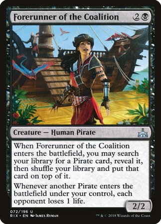 Forerunner of the Coalition [Rivals of Ixalan] | Exor Games Summserside