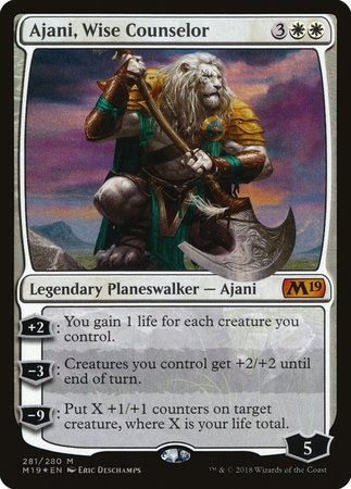 Ajani, Wise Counselor [Core Set 2019] | Exor Games Summserside