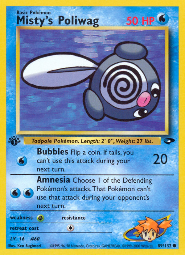 Misty's Poliwag (89/132) [Gym Challenge 1st Edition] | Exor Games Summserside