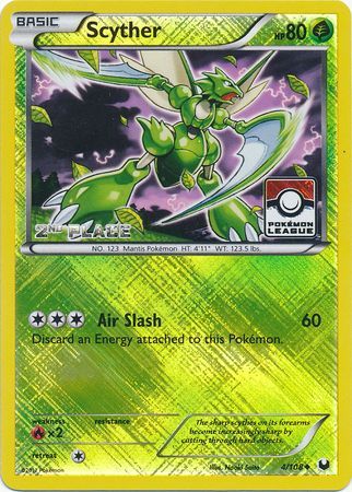 Scyther (4/108) (League Promo 2nd Place) [Black & White: Dark Explorers] | Exor Games Summserside