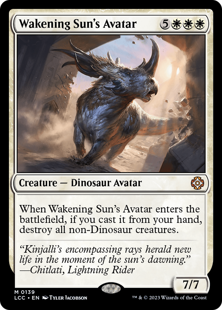 Wakening Sun's Avatar [The Lost Caverns of Ixalan Commander] | Exor Games Summserside