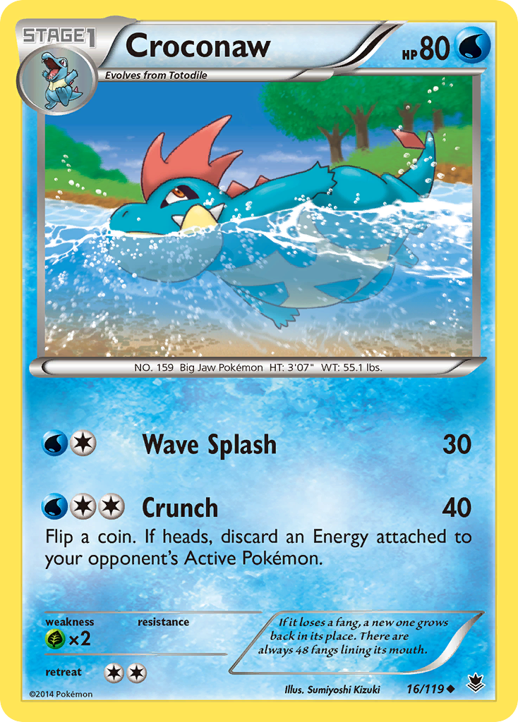 Croconaw (16/119) [XY: Phantom Forces] | Exor Games Summserside