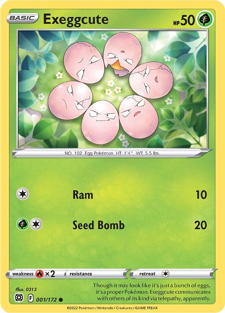 Exeggcute (001/172) [Sword & Shield: Brilliant Stars] | Exor Games Summserside