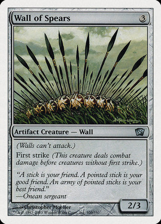 Wall of Spears [Eighth Edition] | Exor Games Summserside